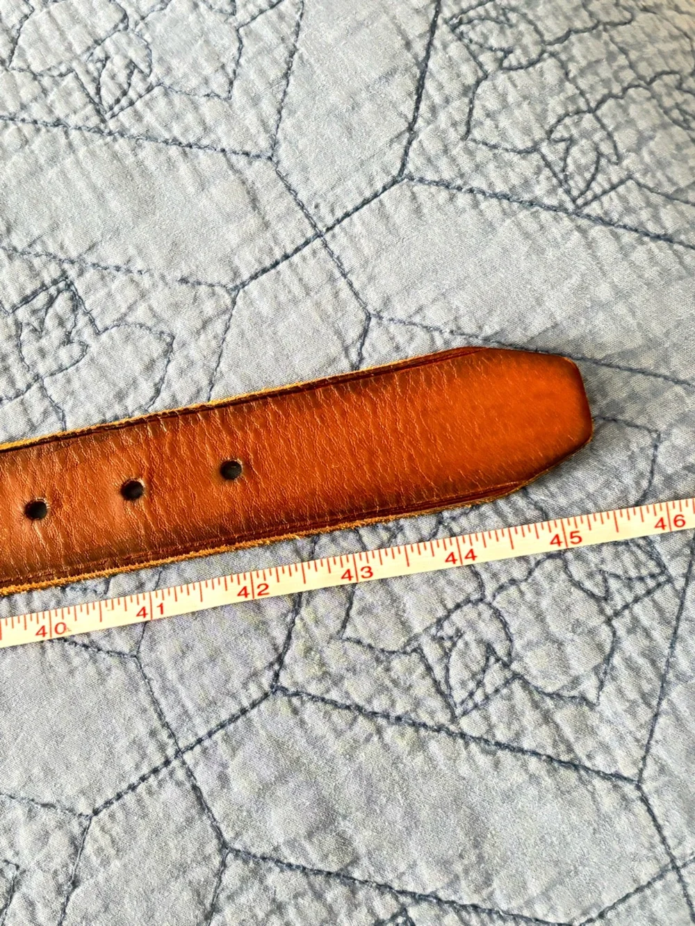 FOSSIL MULTI COLORED LEATHER BELT, size L